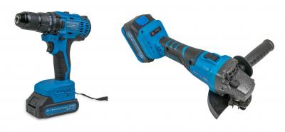 Набір Kraissmann 201 SAW 20MP: Акумуляторна кутова шліфмашина Kraissmann 1253 AWS-BL 20 MP + Шурупокрут Kraissmann 2102 ABS 20 MP Набір Kraissmann 201 SAW 20MP: Акумуляторна кутова шліфмашина Kraissmann 1253 AWS-BL 20 MP + Шурупокрут Kraissmann 2102 ABS 20 MP