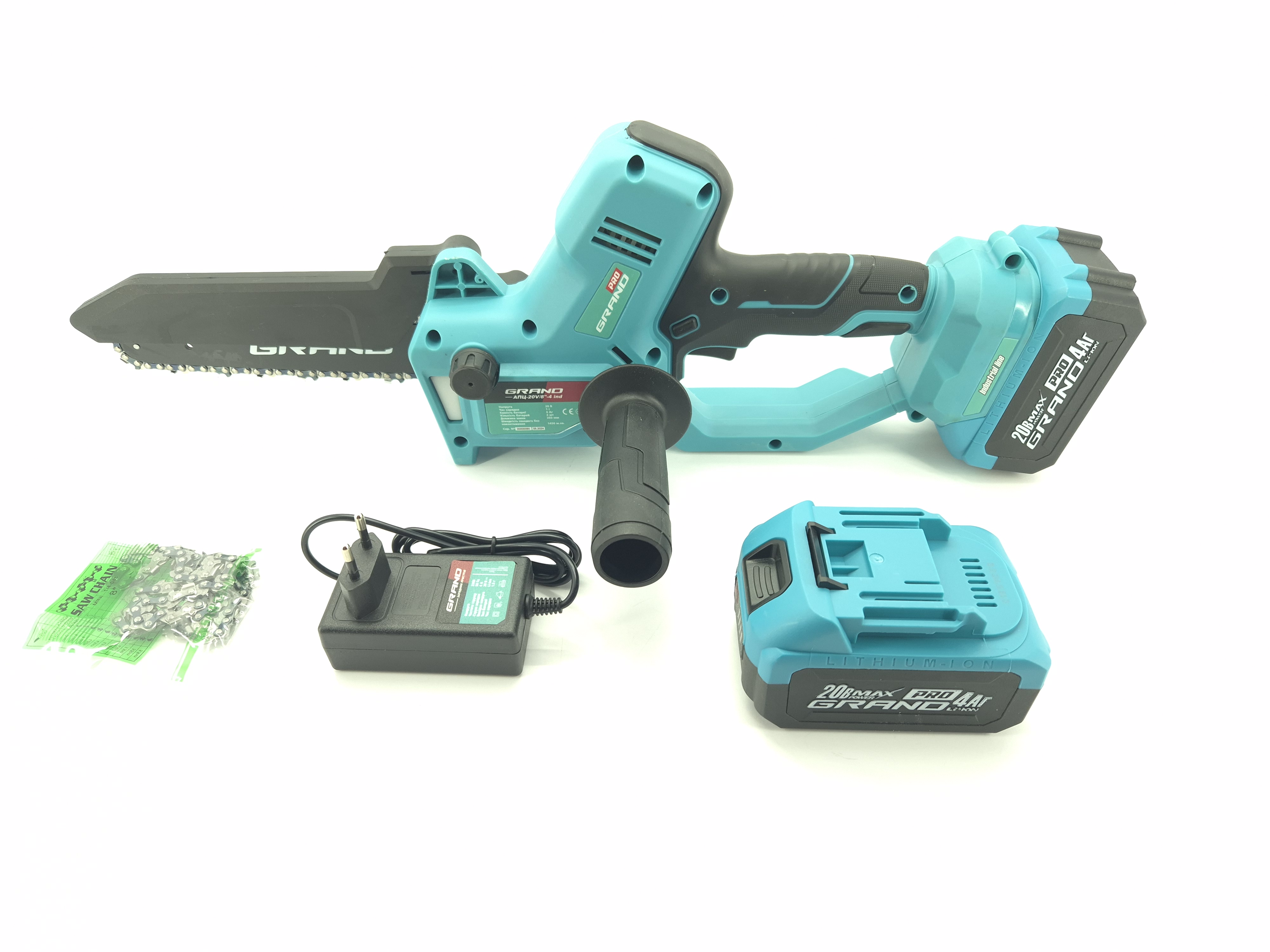 Акумуляторна ланцюгова пила Grand АПЦ-20V/8"-4 INDUSTRIAL